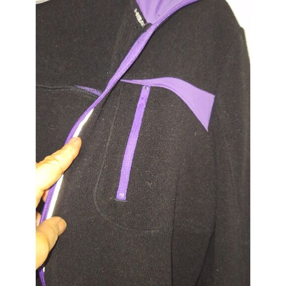 Head Women's Fleece Jacket Reflective Sporty Jogging Purple Athletic Size S - Picture 9 of 13